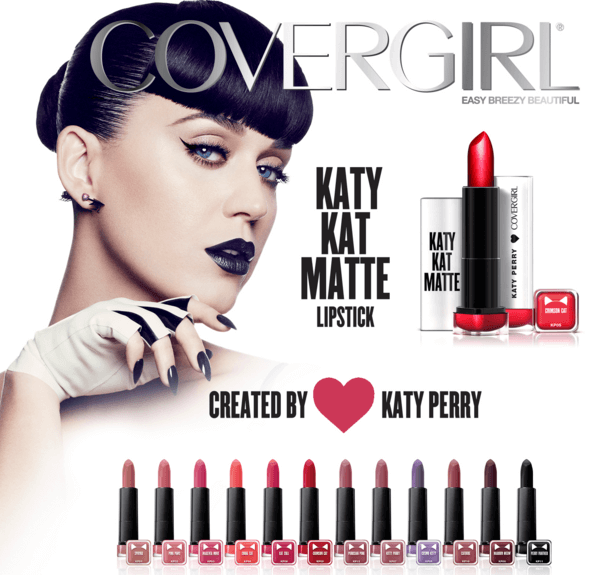 covergirl katy perry matte lipstick collection