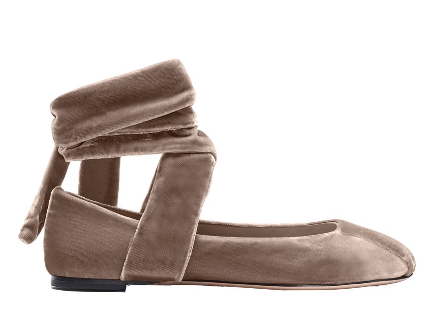 Βελούδινη μπαλαρίνα Max Mara, Max Mara Boutique.