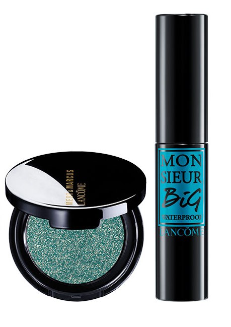 Σκιά ματιών και αδιάβροχο μάσκαρα από το Green Eye Kit της συνεργασίας Mert & Marcus x Lancome
