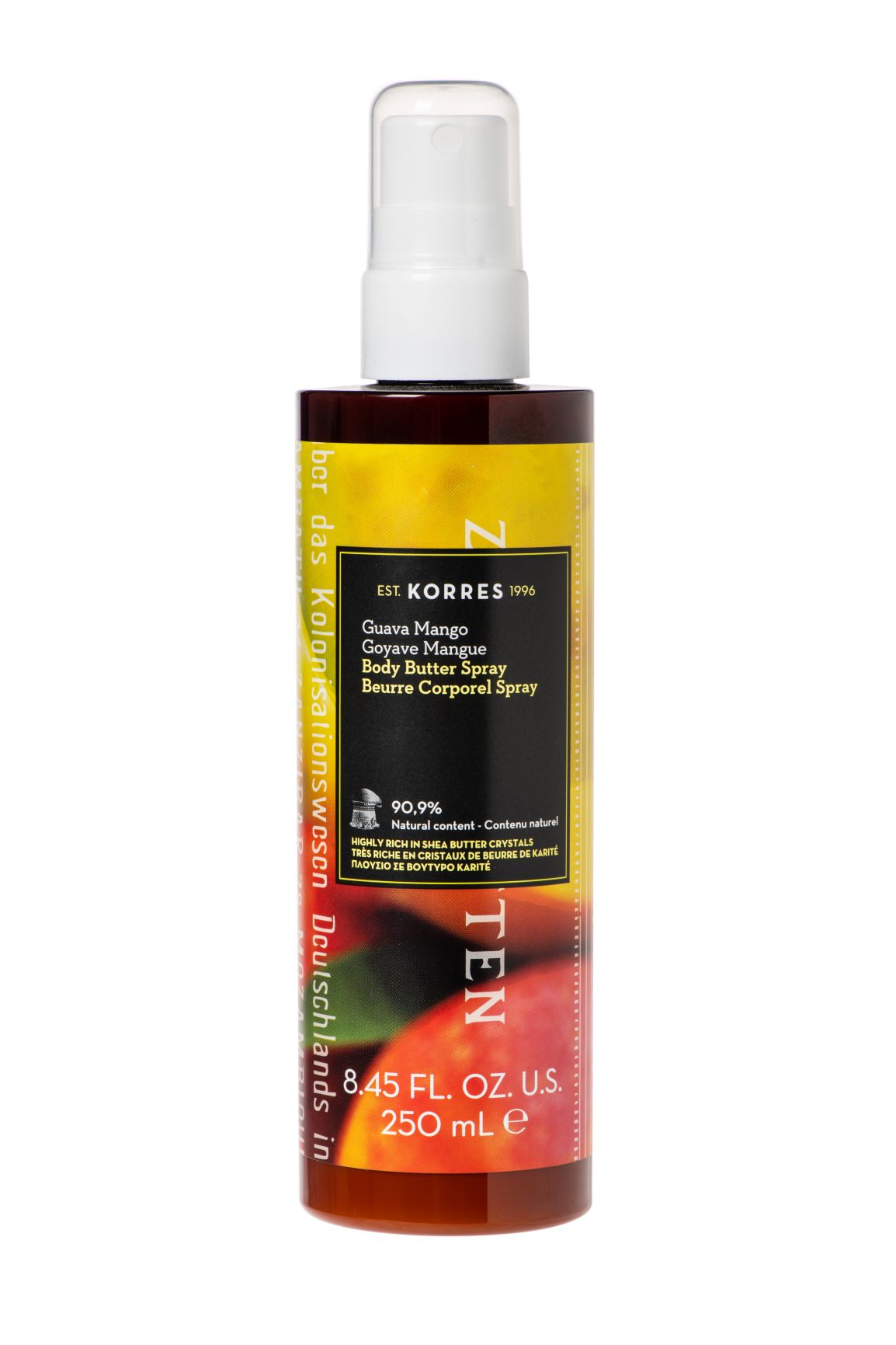 KORRES BODY BUTTER SPRAY Εξωτική Guava και Mango