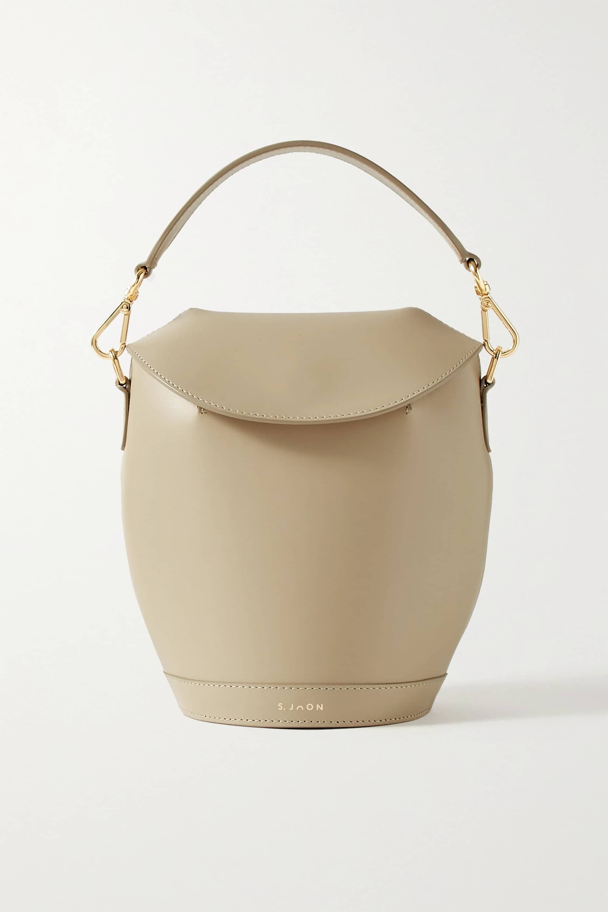 Δερμάτινη Bucket Bag Sjoon,