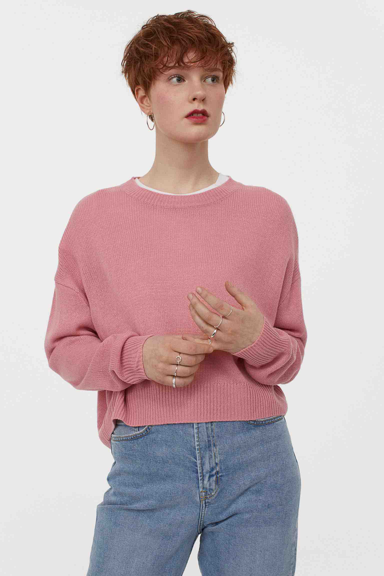 Κοντό πλεκτό top, 9.99€ ,H&M