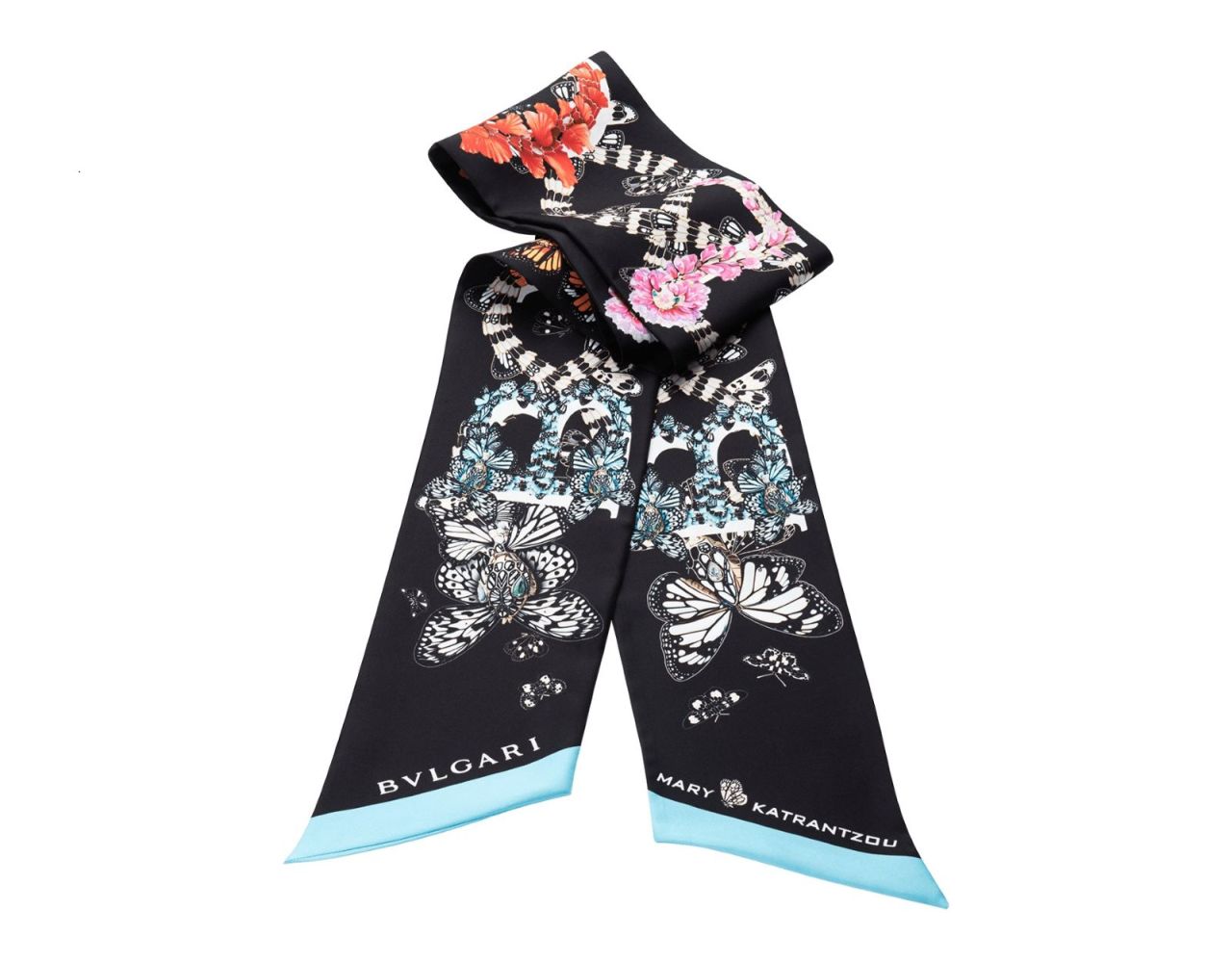 Mary Katrantzou x Bvlgari, εμπριμέ μαντήλι Shelley,