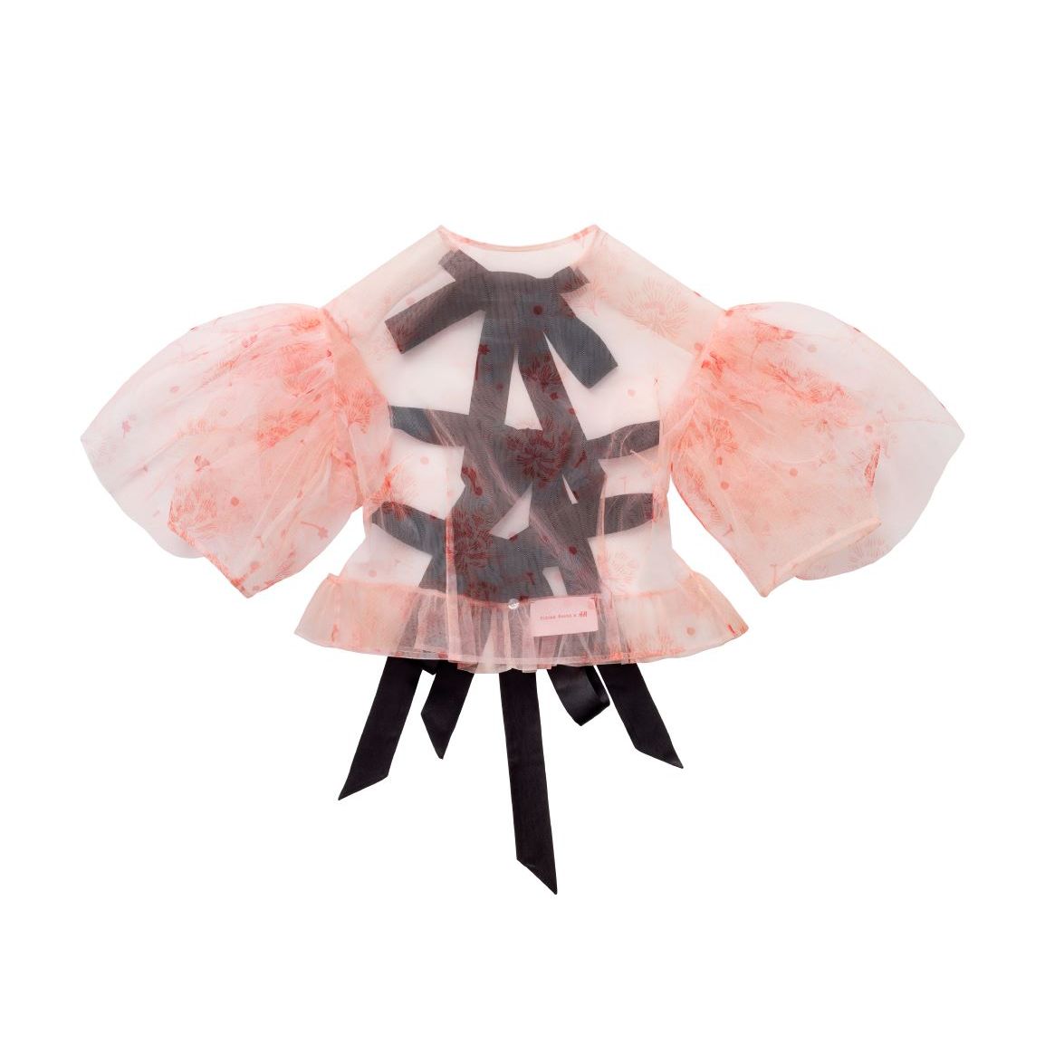 Διάφανη overblouse που κλείνει με φιόγκους στο πίσω μέρος 49.99€
