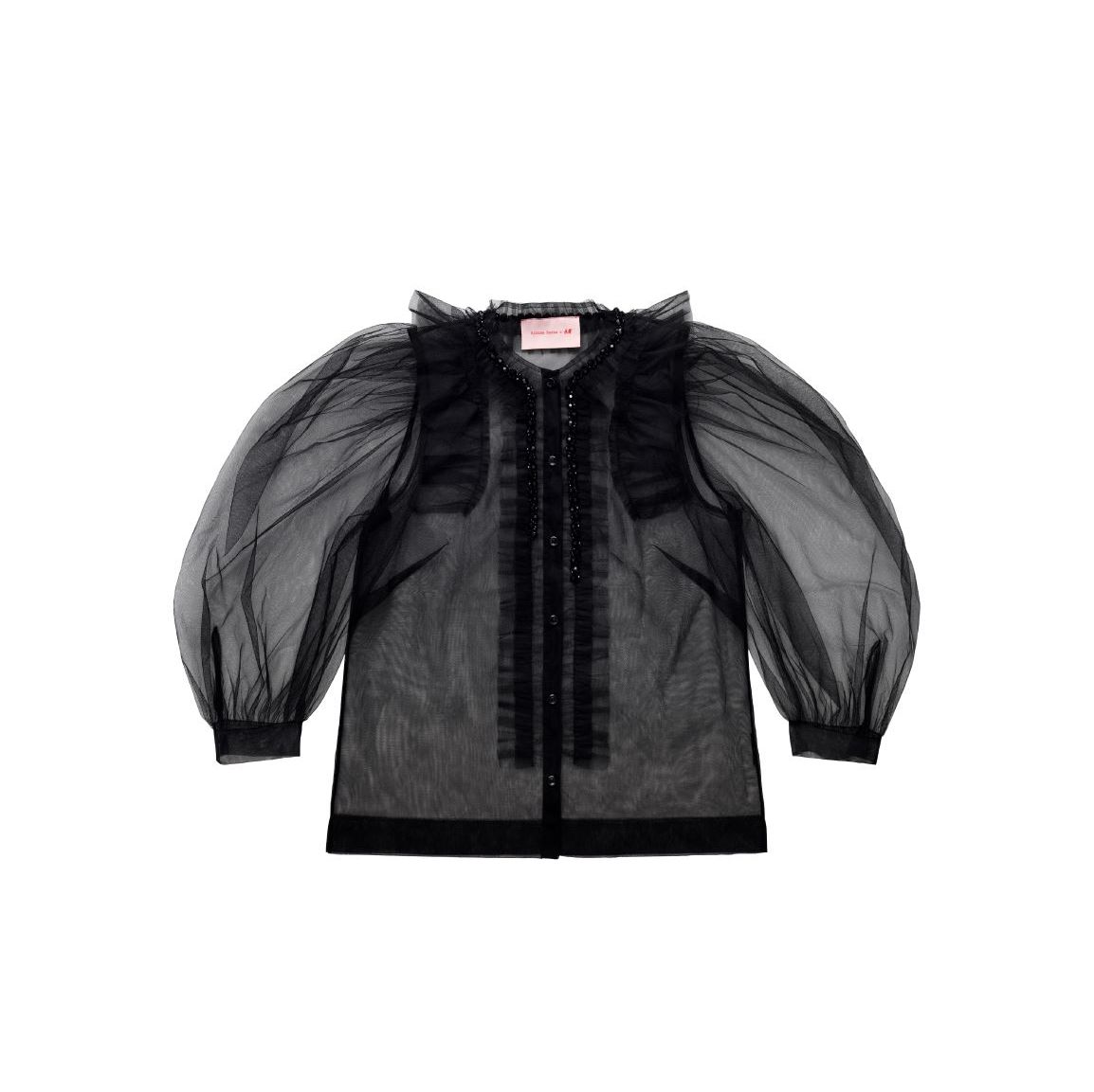 Μαύρη διάφανη μπλούζα 59.99€