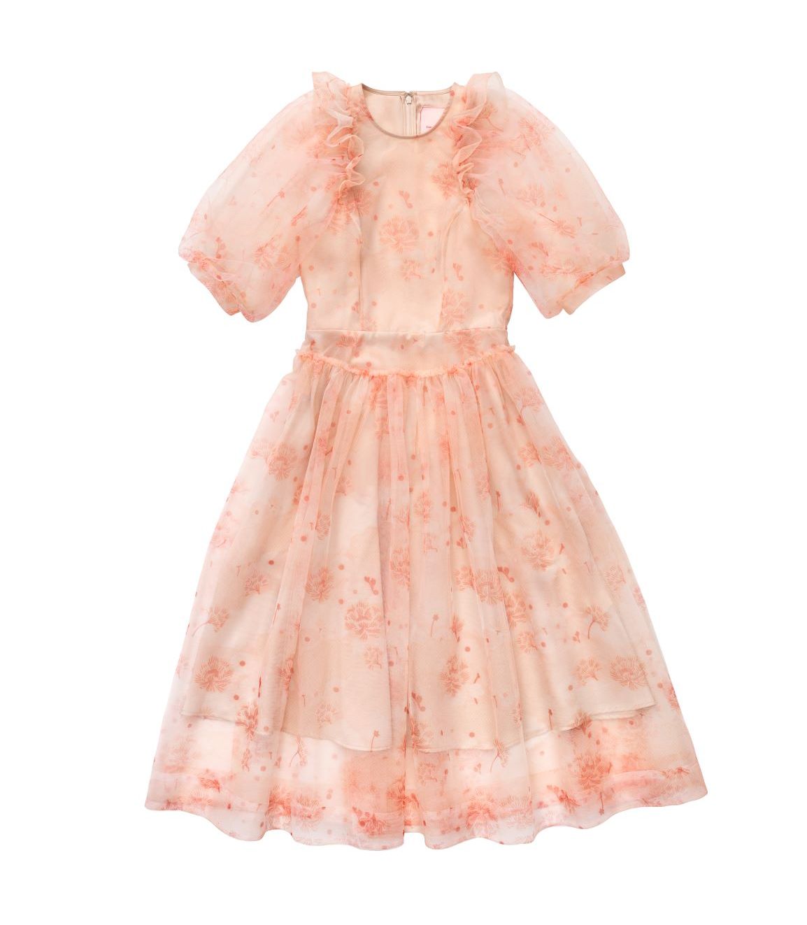 Διάφανο εμπριμέ overdress φόρεμα 149€