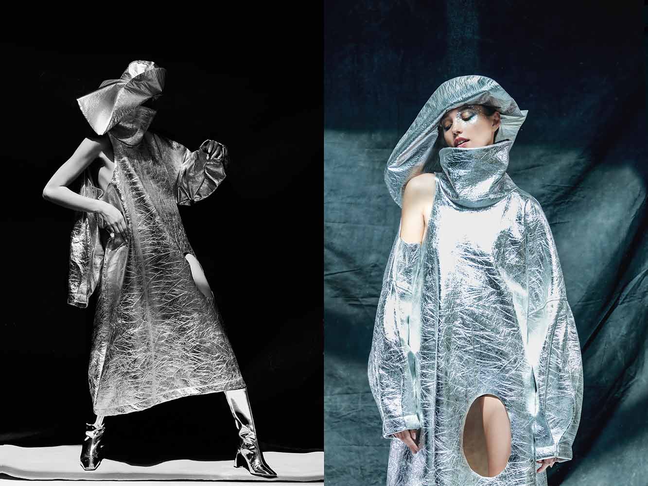 outfit He-m-n-oid, Καπέλο Yiorgos Eleftheriades, Μπότες Zara, Stylist’s Archive