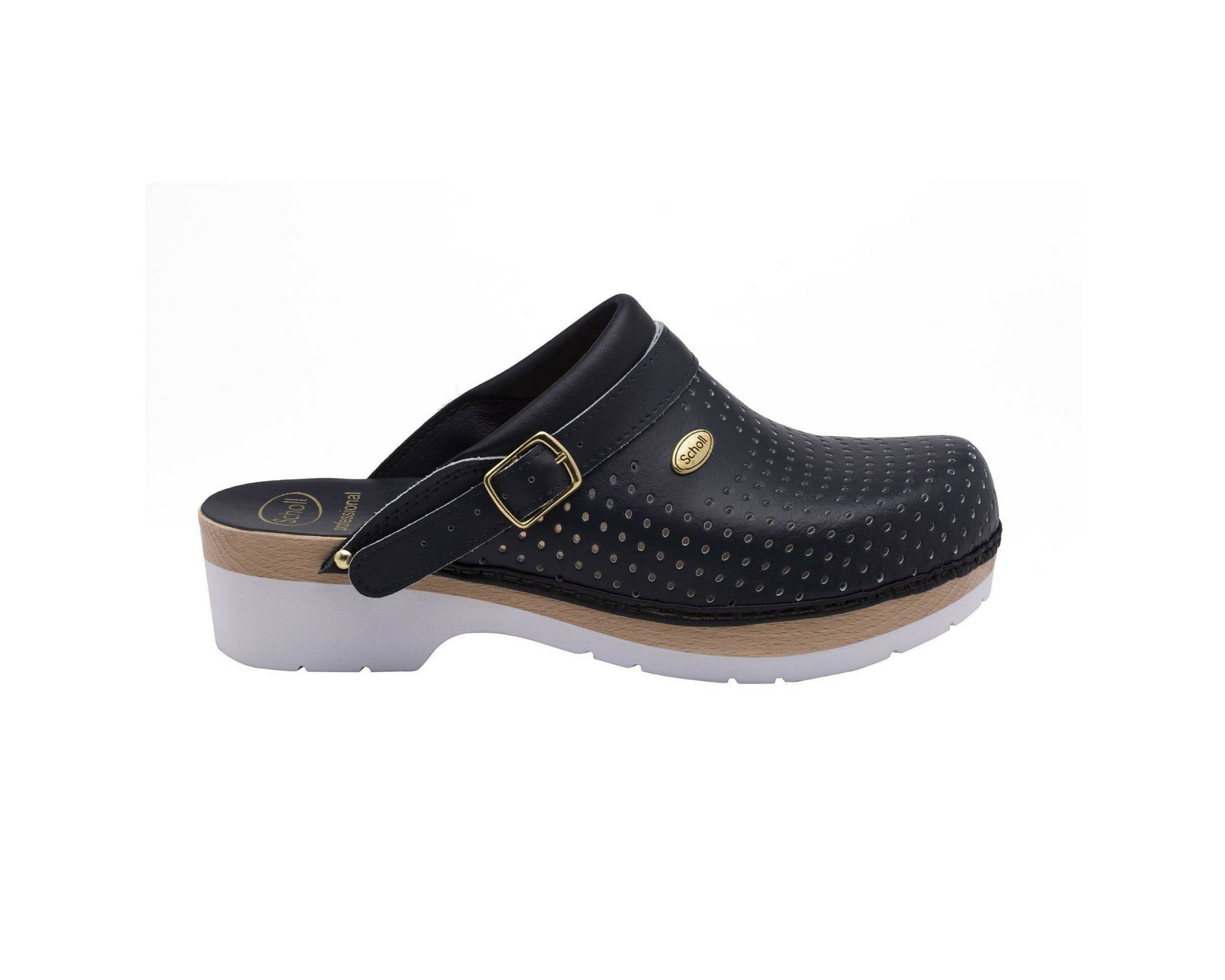 Μπλε ανατομικό ξύλινο σαμπό, 59€, Dr Scholl