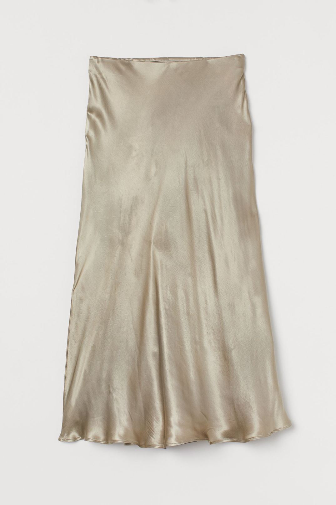 Μίντι σατέν φούστα, H&M, 10,99€ από 24,99€