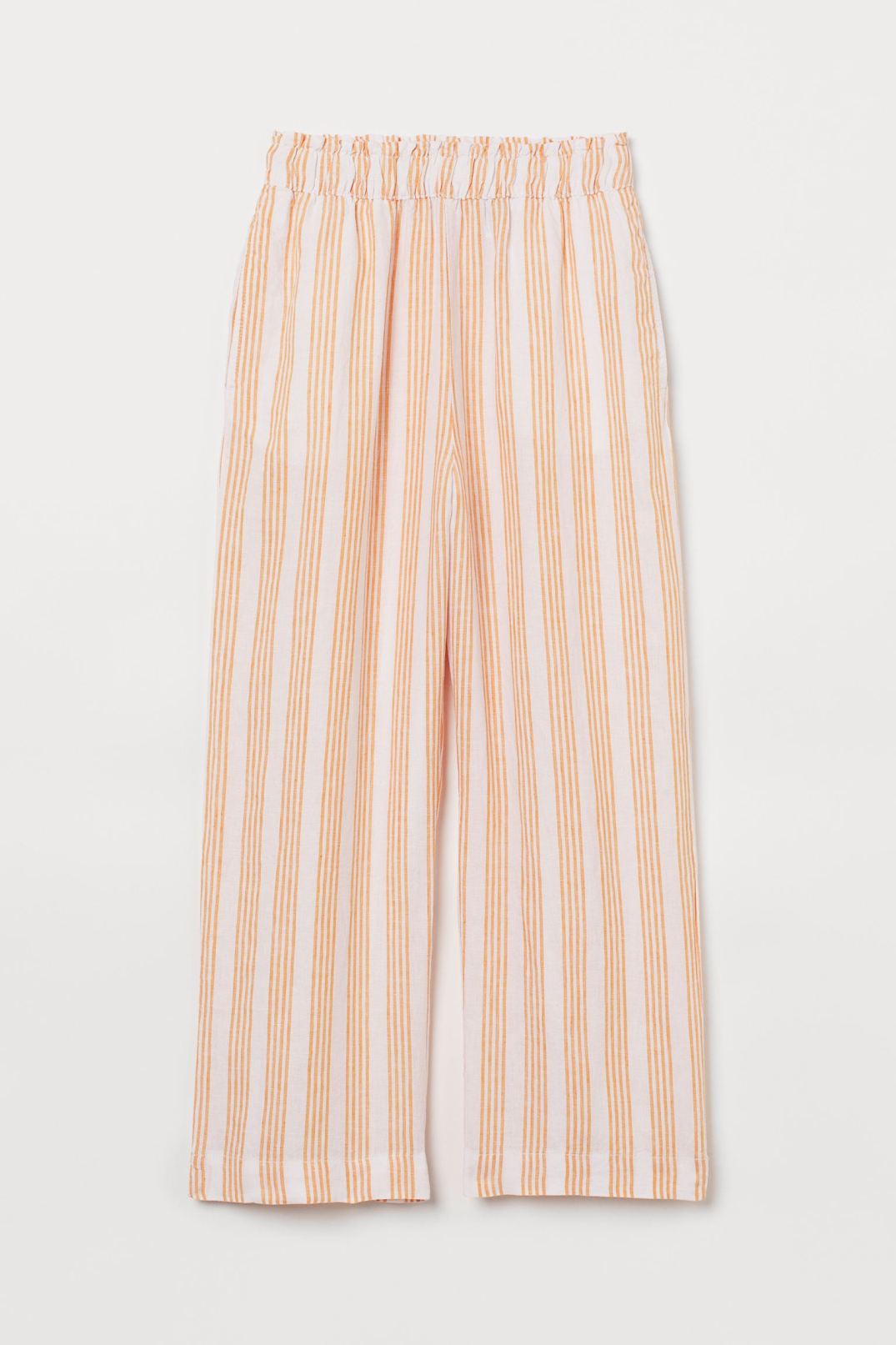 Φαρδύ λινό παντελόνι, H&M, 17,99€ από 29,99€