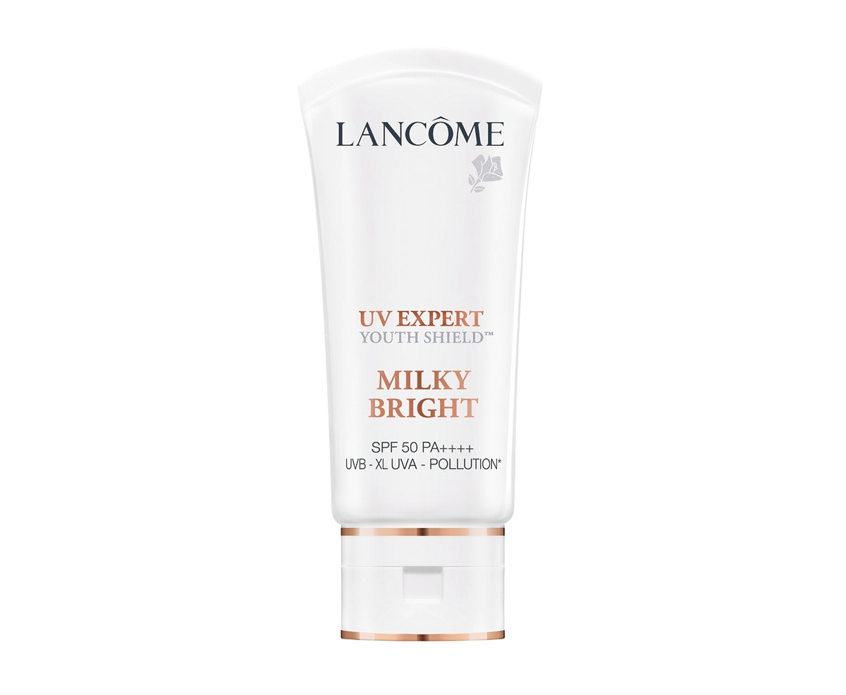UV Expert Youth Shield Milky Bright SPF 50
PA++++ για προστασία από UVA/UVB/UVA μεγάλου μήκους, Lancôme.