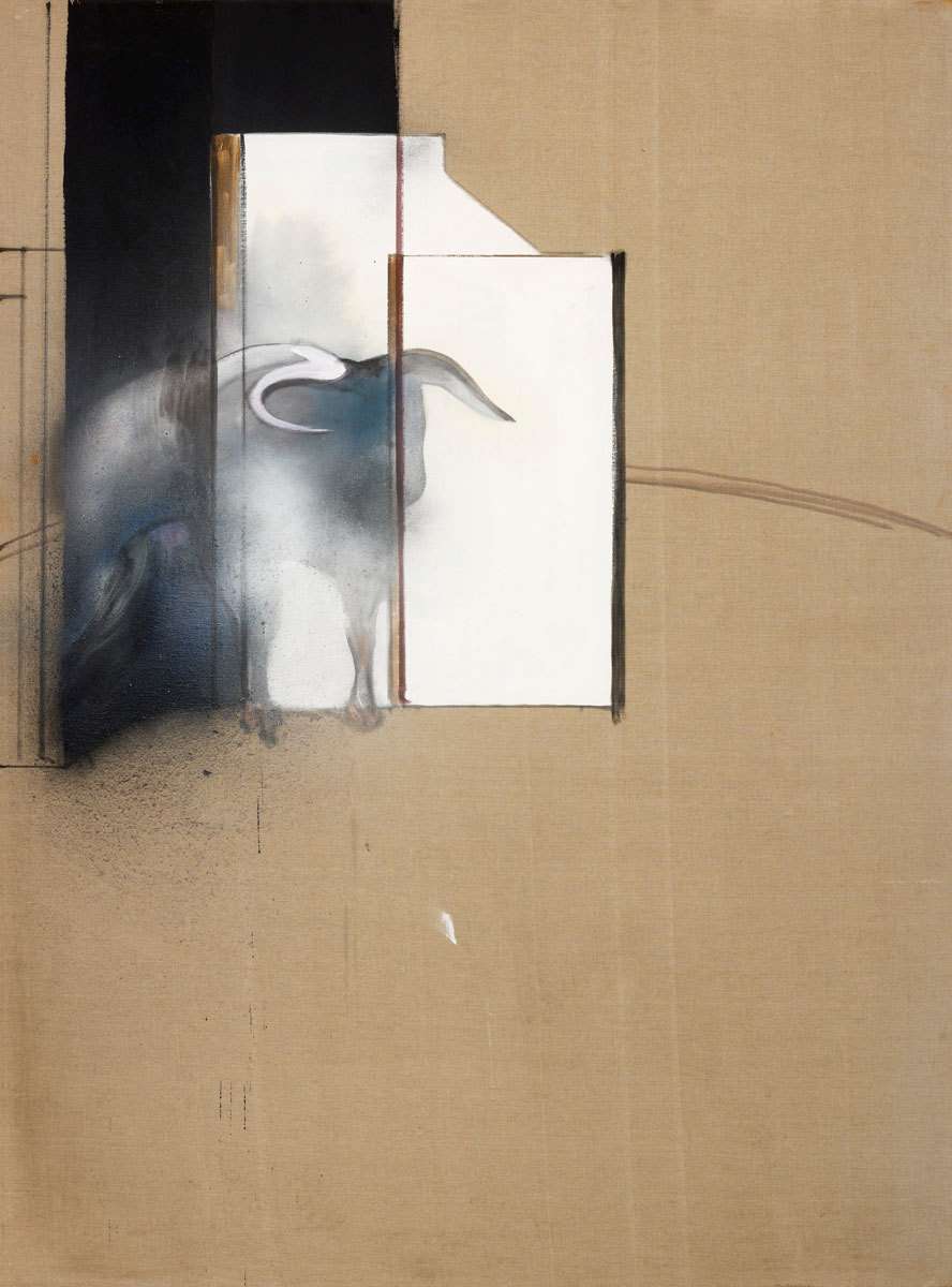 Από την έκθεση Francis Bacon στη Royal Academy of Art. Study of a Bull’ (1991) by Francis Bacon © Estate of Francis Bacon. Picture: Prudence Cuming Associates