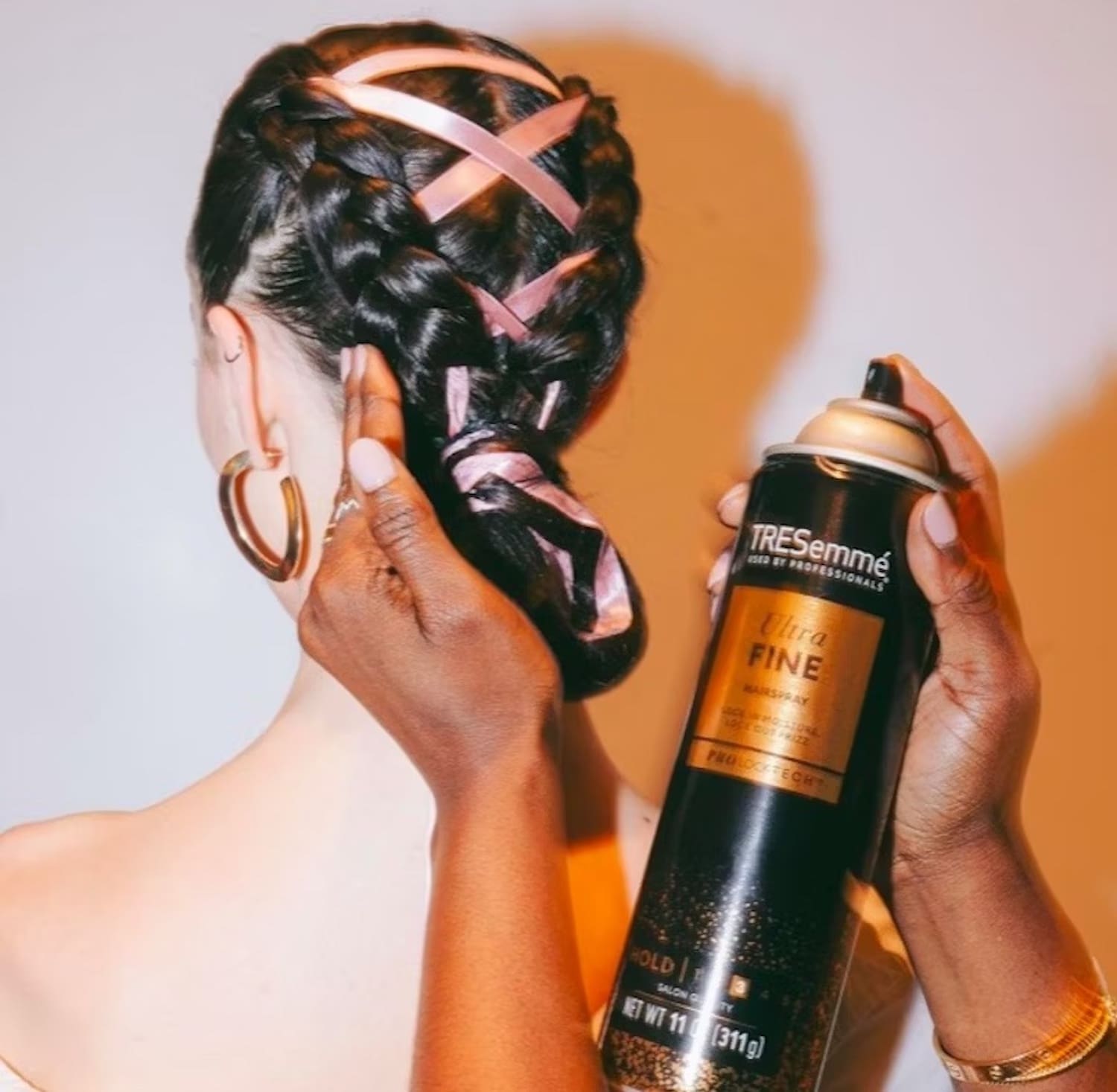 Christian Siriano ss24. Hairstylist: Lacy Redway. Photo: @lacyredway.