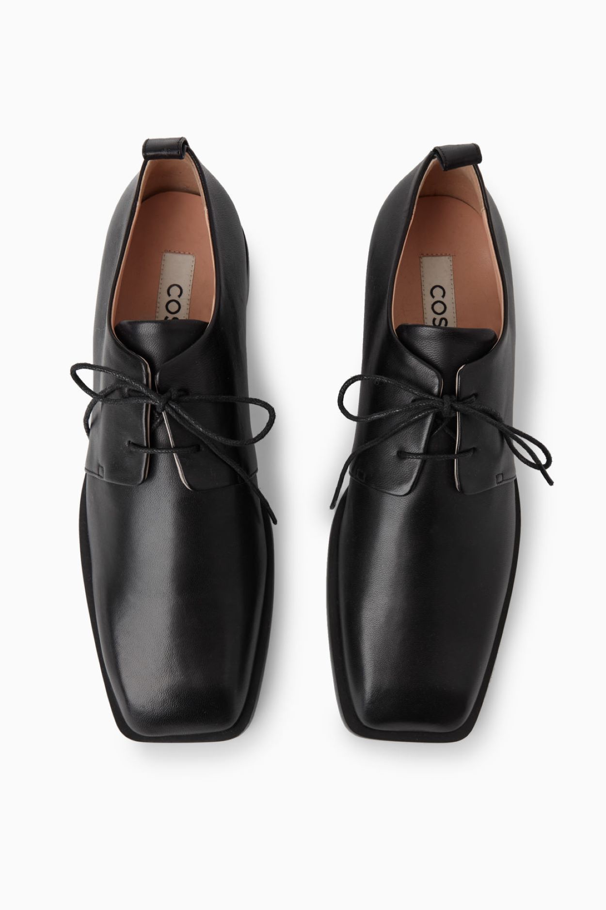 Δερμάτινα brogues με τετράγωνη μύτη, 175,00 € , Cos.