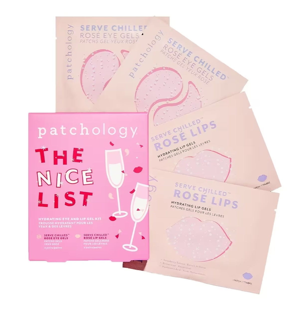 Patchology, The Nice List Eye and Lips Care Set, 14.50 €.
