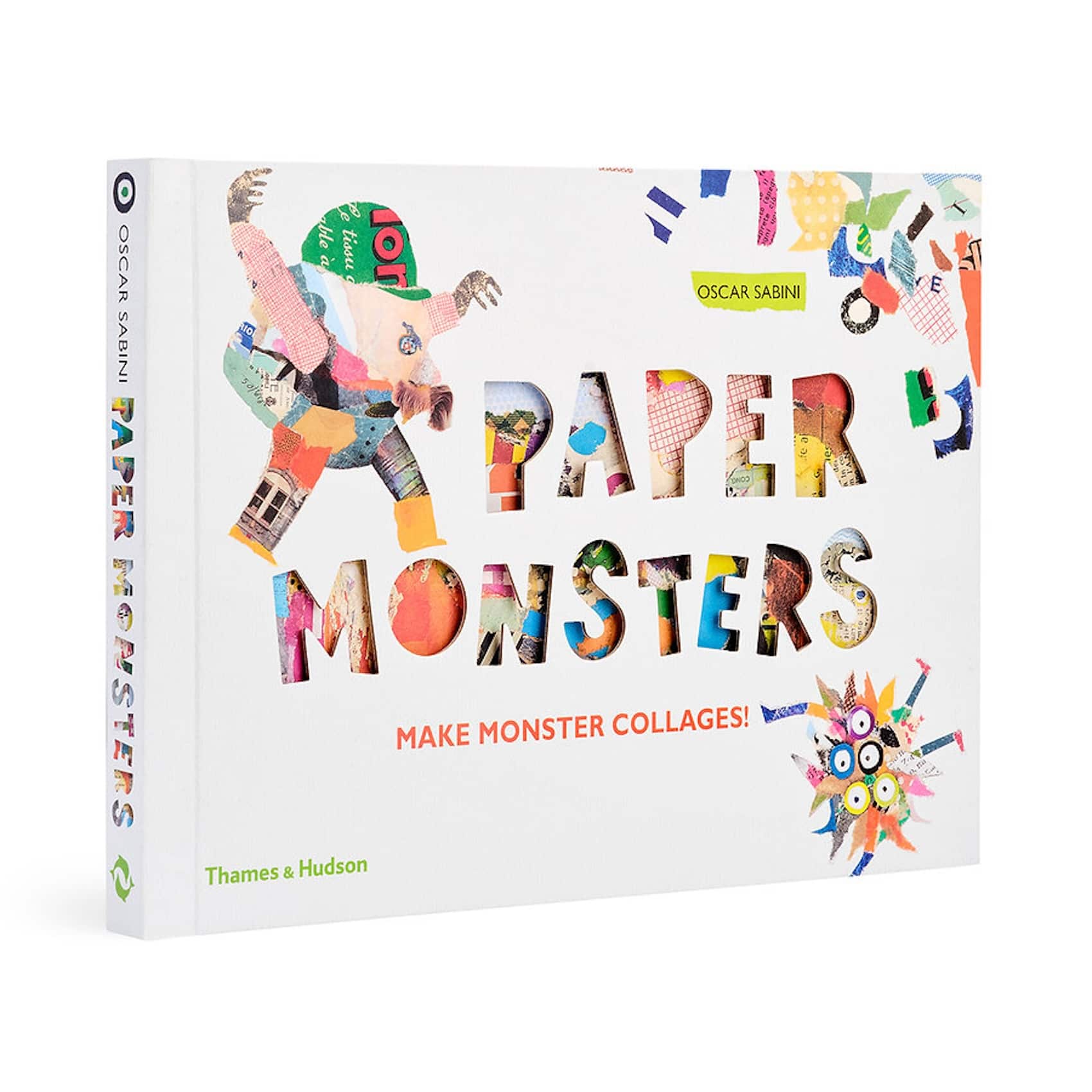 Bιβλίο δραστηριοτήτων "Paper Monsters Make Monster Collages" του εικονογράφου Oscar Sabini, 27.00 €.