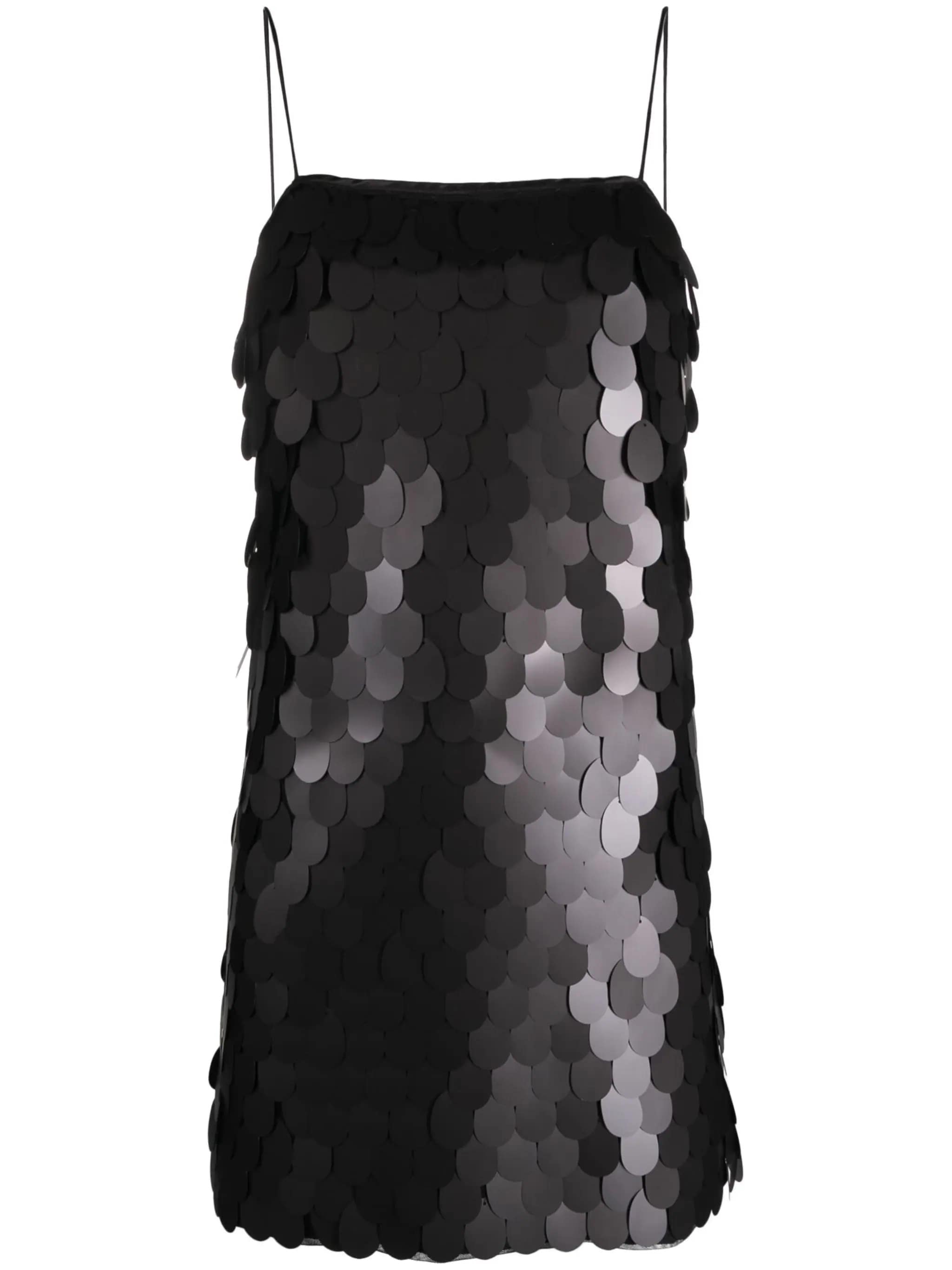 Φόρεμα ROTATE με μεγάλες παγιέτες, 129 € από 215 €, FARFETCH