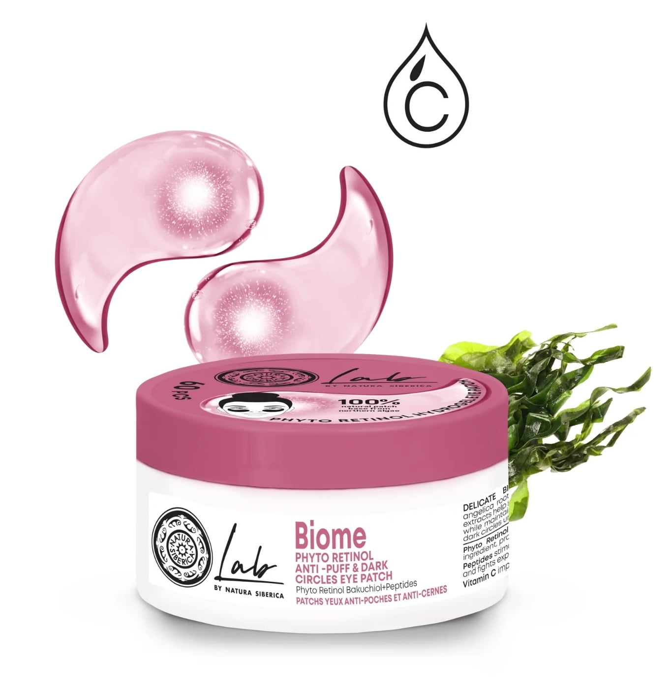Νatura Siberica Biome, Phyto Retinol Anti-Puff & Dark Circles Eye Patches