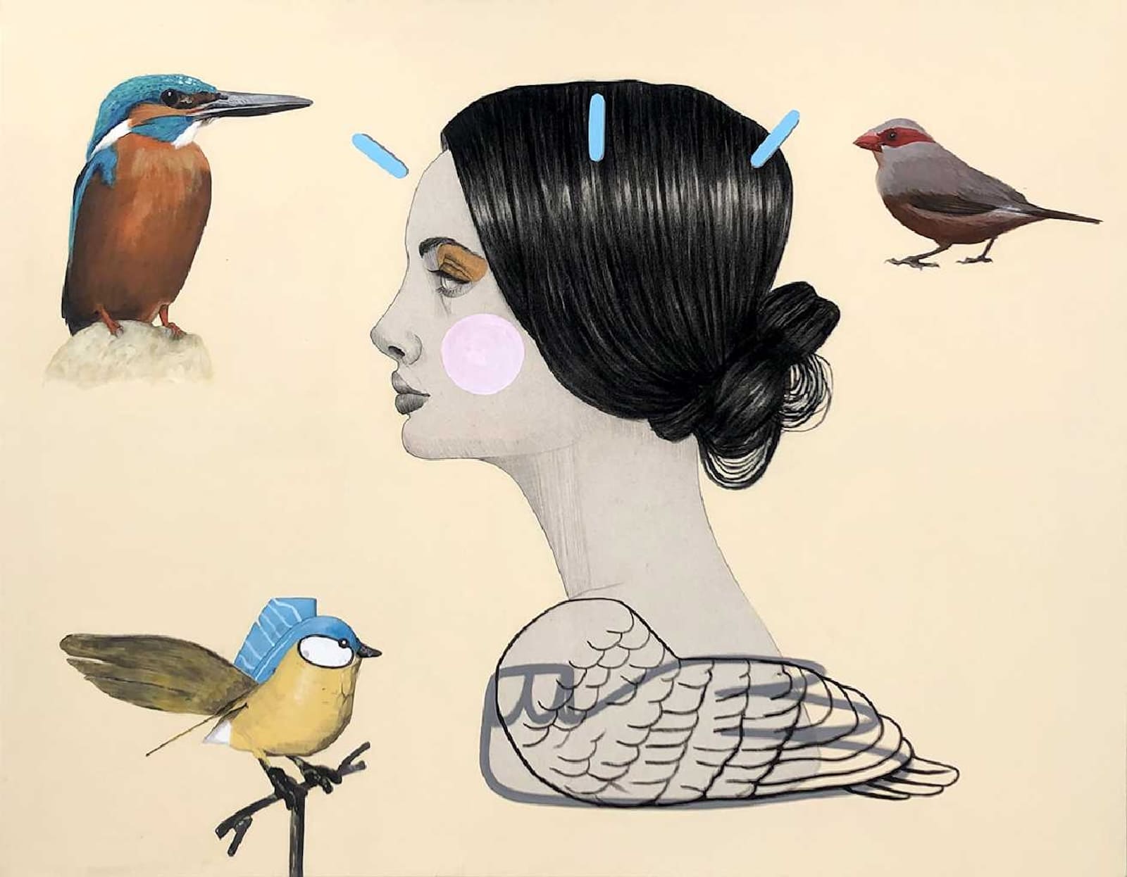 "Birds" 2022 , Andrea Mateo