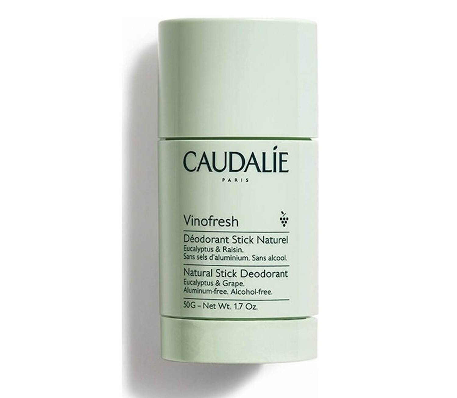 Caudalie Vinofresh, φυσικό αποσμητικό σε στικ απαλλαγμένο από αλουμίνιο, αλκοόλ, σιλικόνη και διττανθρακική σόδα