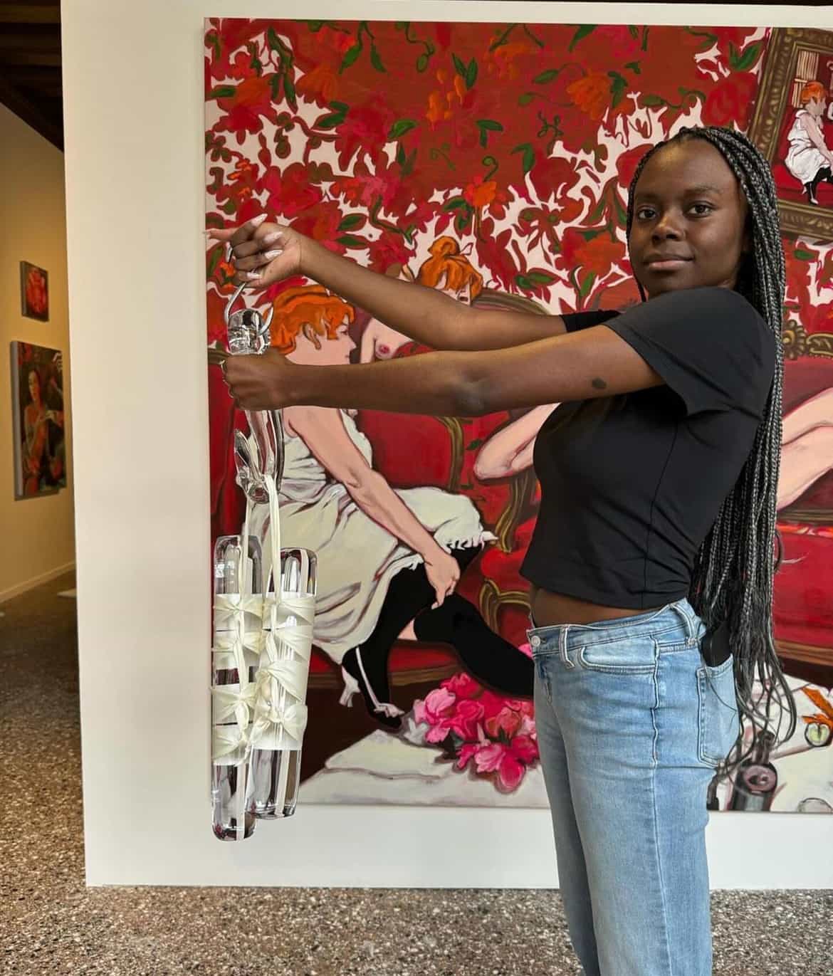 Destinee Ross Sutton. Η New York based curator της έκθεσης στη Βενετία.