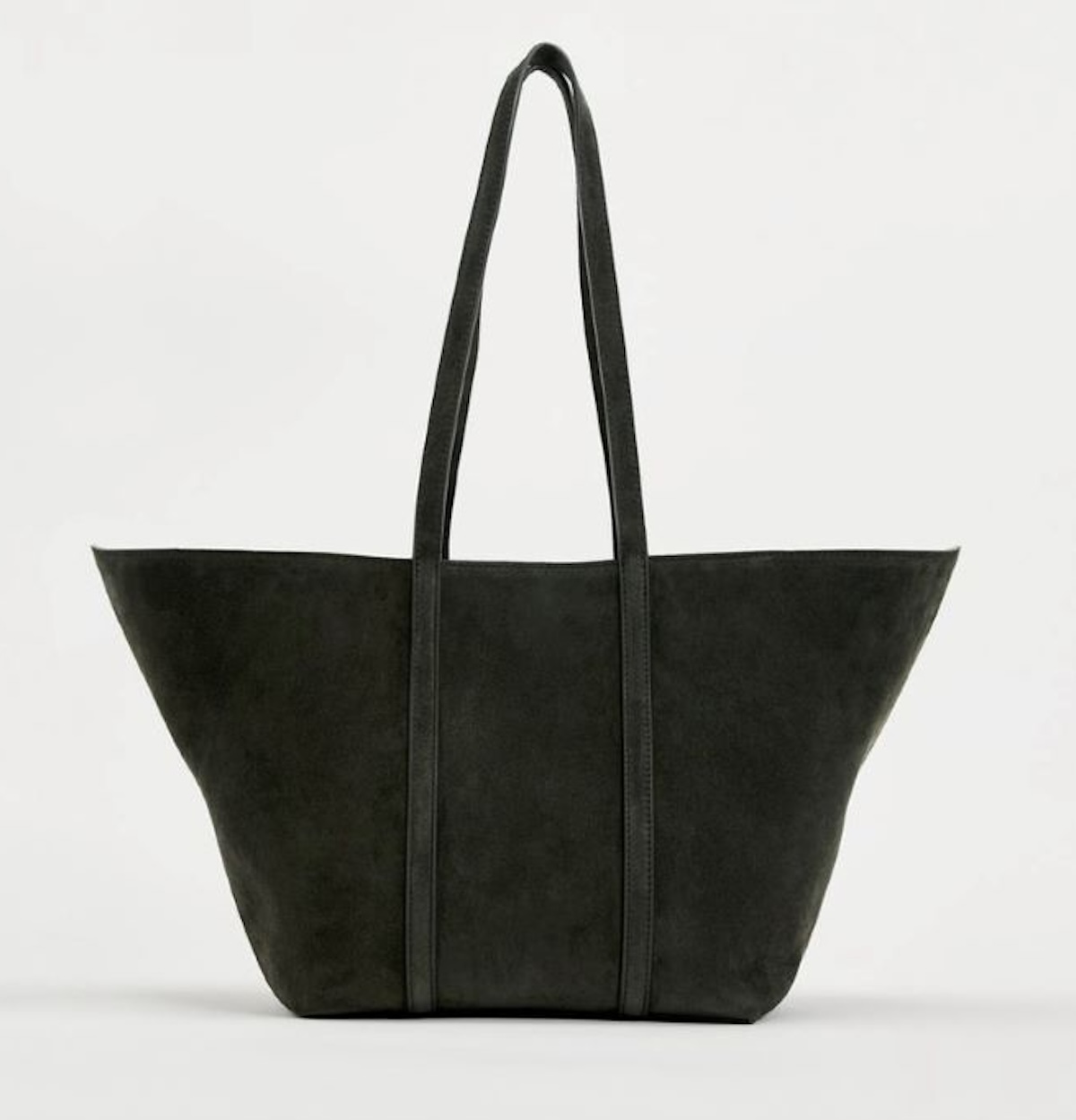 Kαστόρινη γκρί shopper τσάντα, 119.00 € , Ζara