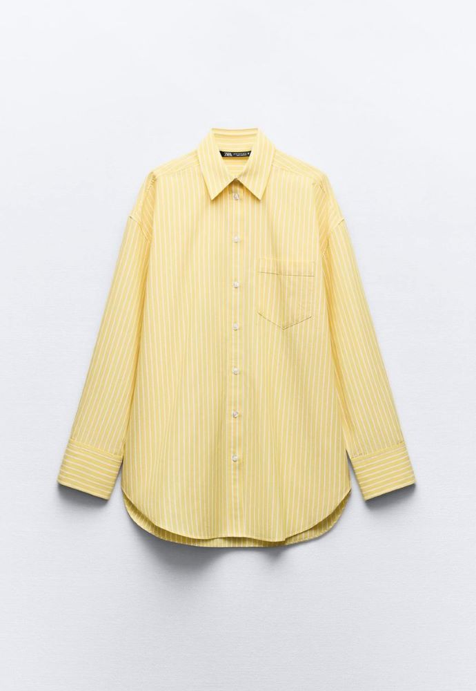ΡΙΓΕ ΠΟΥΚΑΜΙΣΟ OVERSIZED, 25.95 € , ZARA