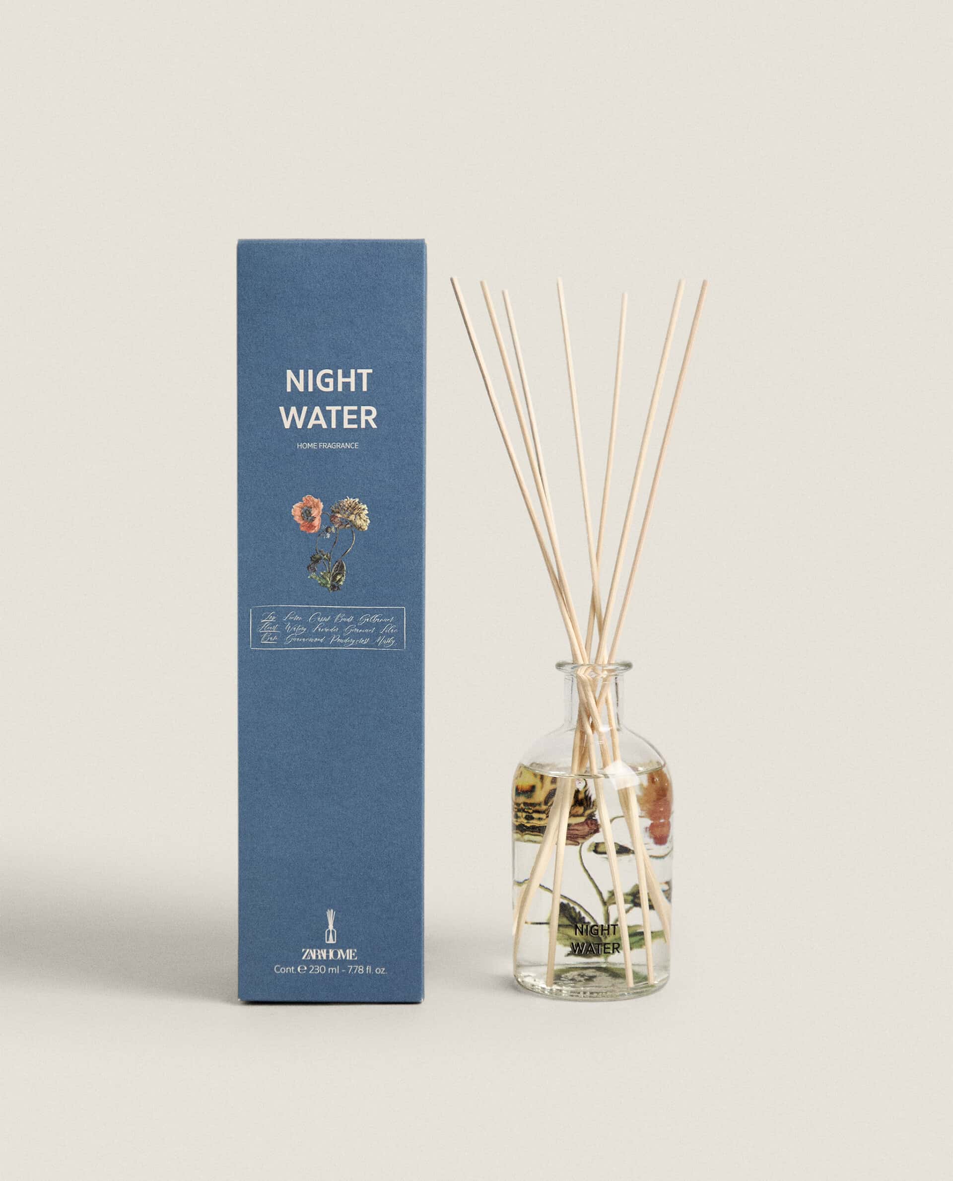 Αρωματικά στικ mikado Νight Water (230 ml), 25.99 € , Zara Home.