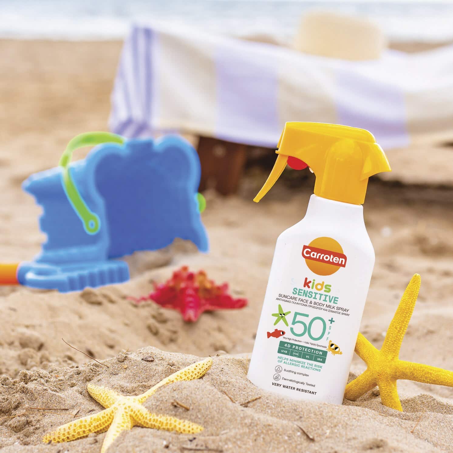 Carroten, Kids Sensitive Face & Body Spray SPF50+
