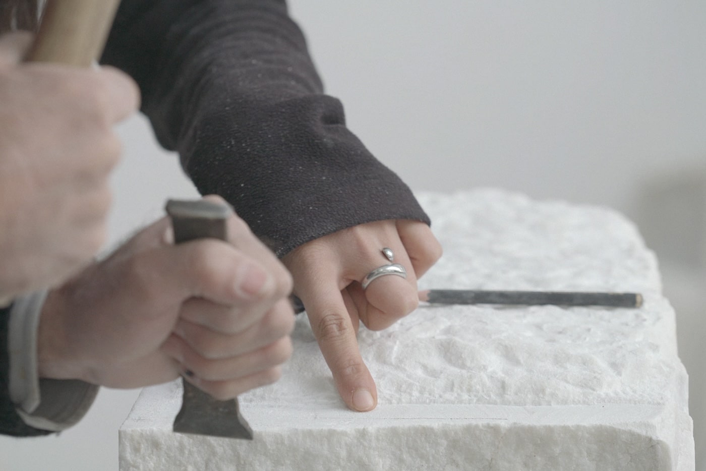 Sneak Peak marble craftsmanship. Photo: Antonis Theodoridis