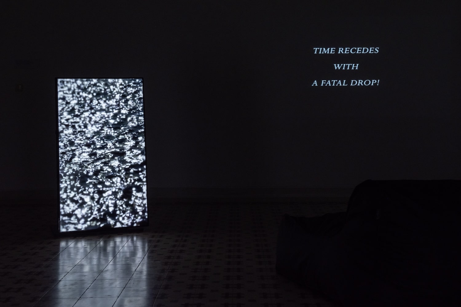 Eva Papamargariti, "All that now flows through us", Multi-channel video HD installation. View by George Sfakianakis
